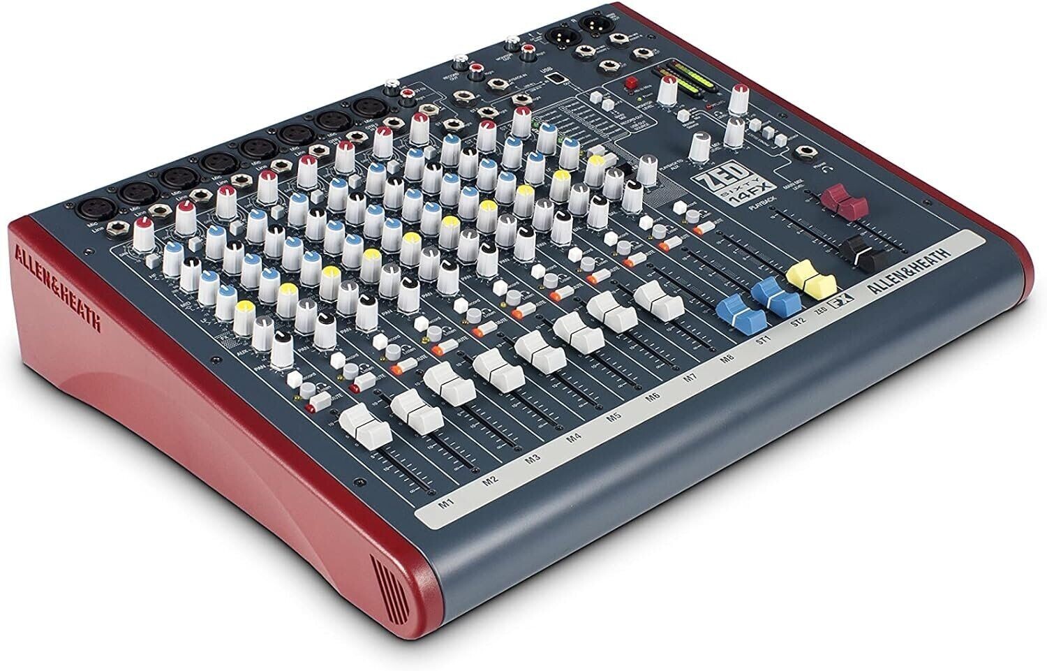 Allen & Heath ZED60-14FX 14-channel Mixer with USB Audio Interface &Effects MINT