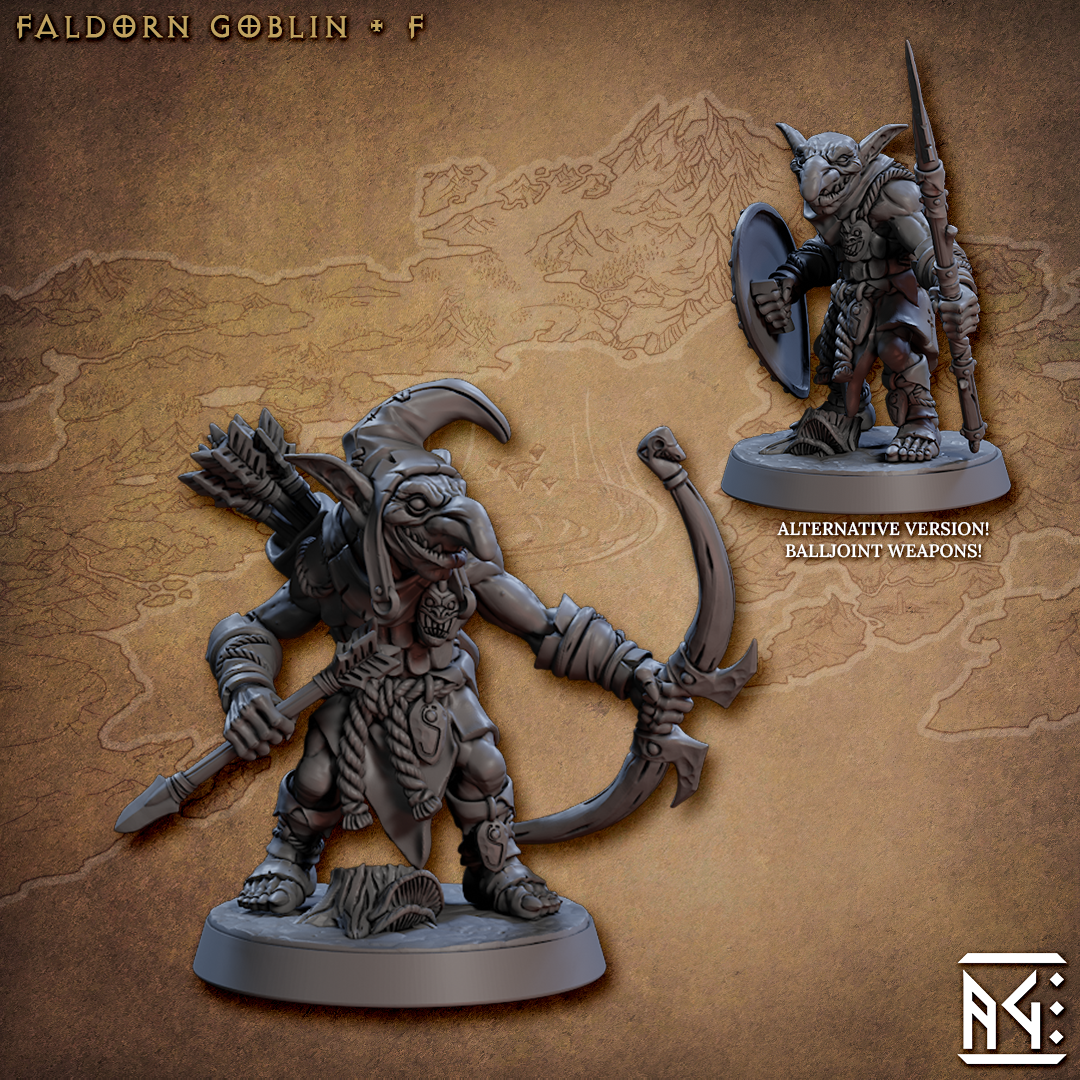 Goblin F - Alternate - Fighter - Artisan Guild - Dungeons and Dragons