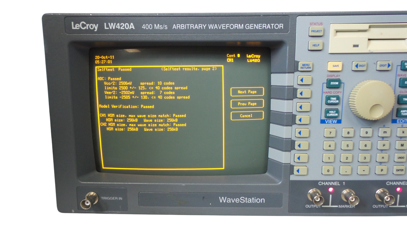 LECROY LW420A 400 Ms/s ARBITRARY WAVEFORM GENERATOR - Free Shipping