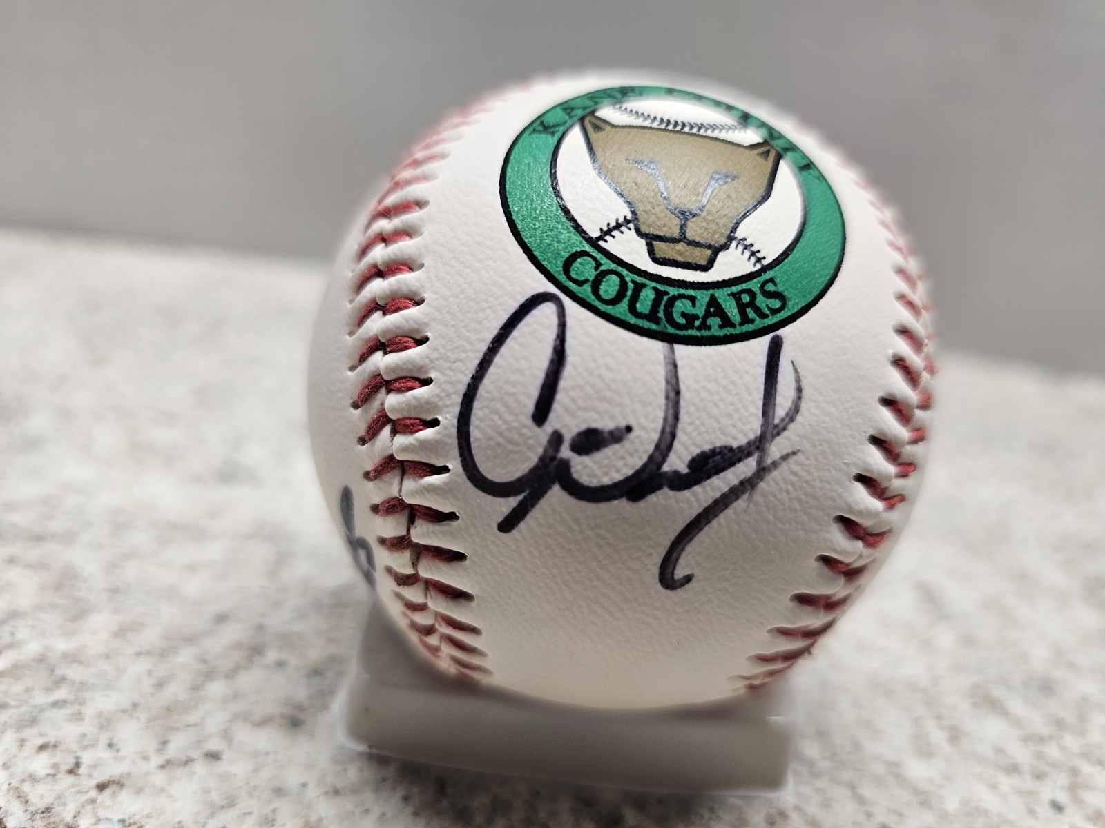 Kane County Cougars MiLB Unidentified Autographed Baseball Not Authenticated