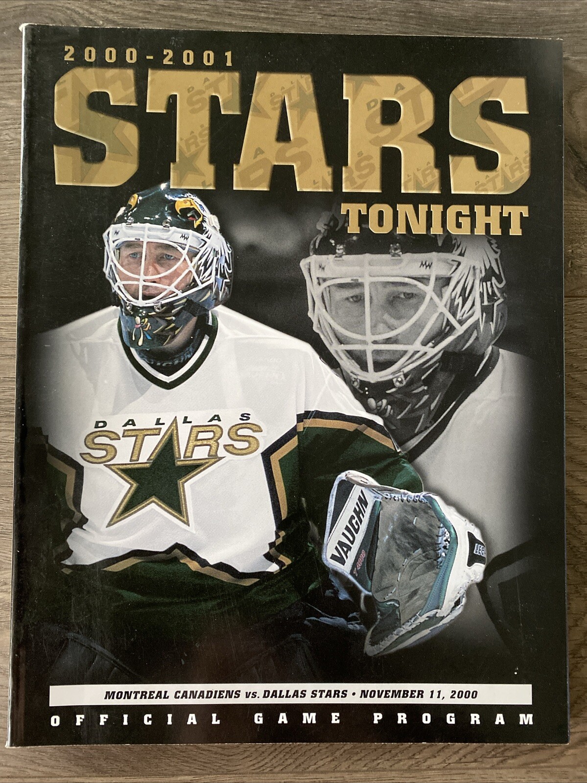 2000 NHL HOCKEY PROGRAM DALLAS STARS VS MONTREAL CANADIENS GAME PROGRAM RARE OLD