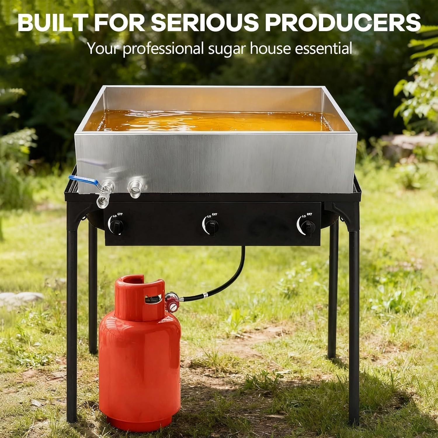 Maple Syrup Evaporator Pan with Dual Interface Steam Table Pan,304 Stainless ...