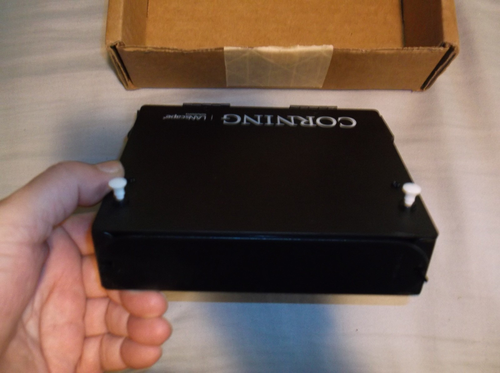 Corning SPH-01P Single-Panel Housing w/ DIN MT.