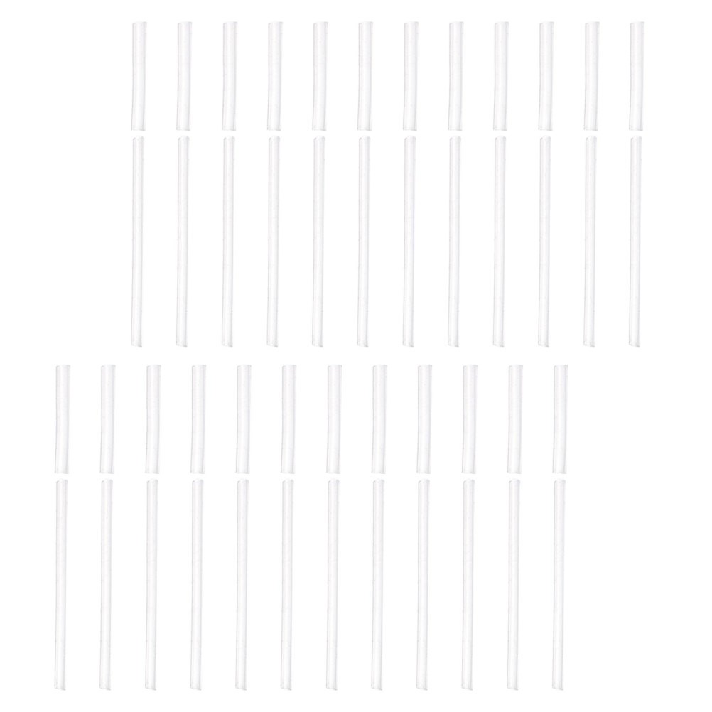100 Pcs Earrings Protector Protectors Silicone Clear Sleeve Retainer