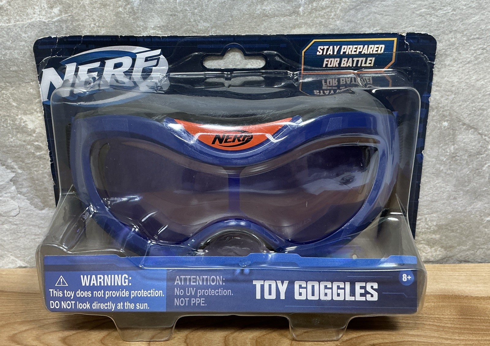 Nerf Gun Toy Battle Goggles, New - Adjustable Size