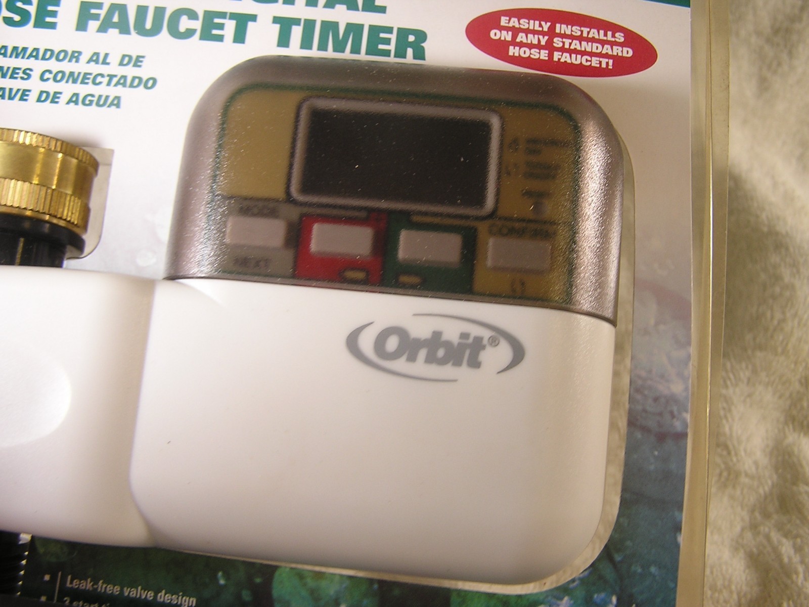Orbit SunMate 62075 Automatic Digital Hose Timer Battery Powered 4 Programs