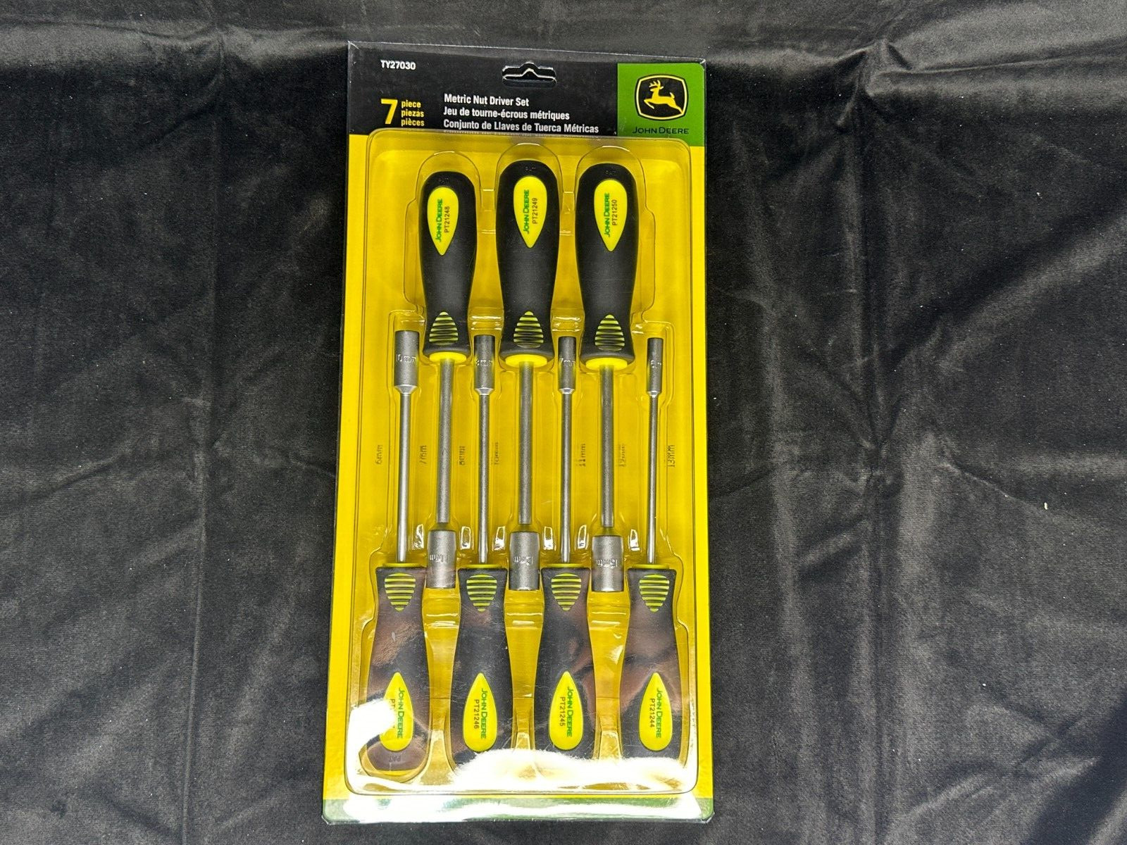 John Deere OEM 7-Piece Metric Nut Driver Set - TY27030
