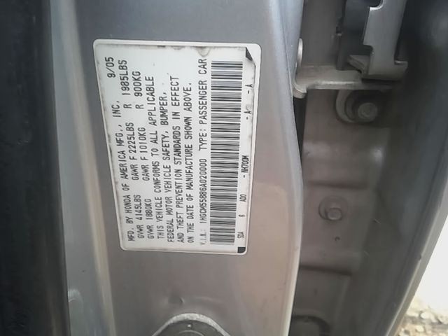 ACCORD 2006 Fuse Box Cabin 6825