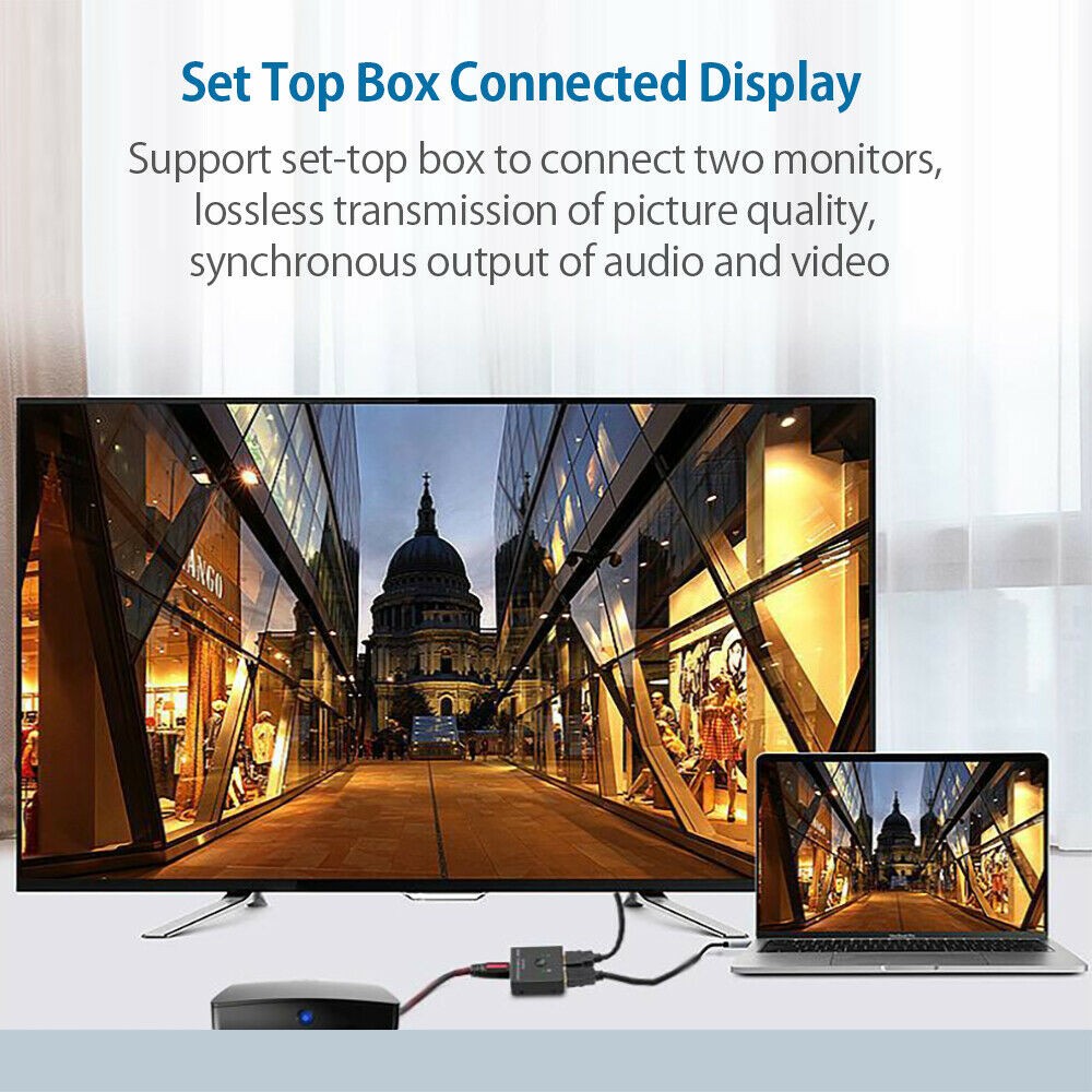 HDMI Switch 2-port 4K Black