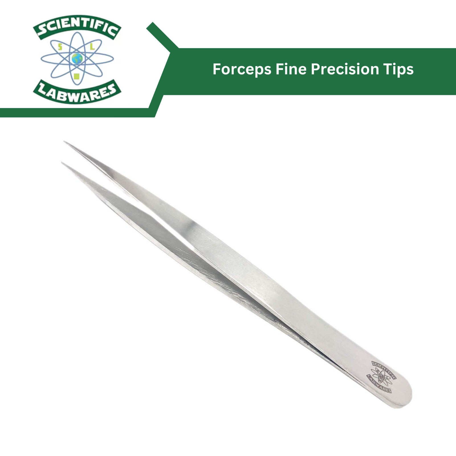 Scientific Labwares Stainless Steel General Purpose Forceps Fine Precision Tips