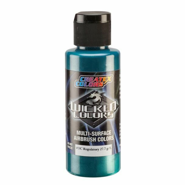 Createx Wicked Pearl Green W308 2oz Airbrush Paint