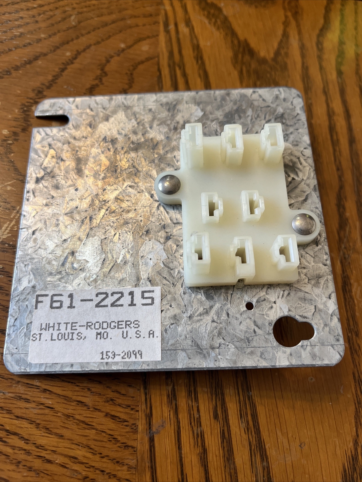 WHITE-RODGERS F61-2215  FAN RELAY JUNCTION BOX WIRING PLATE MOUNT MADE IN USA