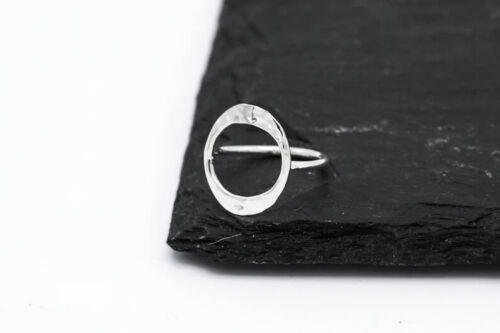 925 Sterling Silver Circle Ring, Band & Statement Ring Handmade Ring All Size