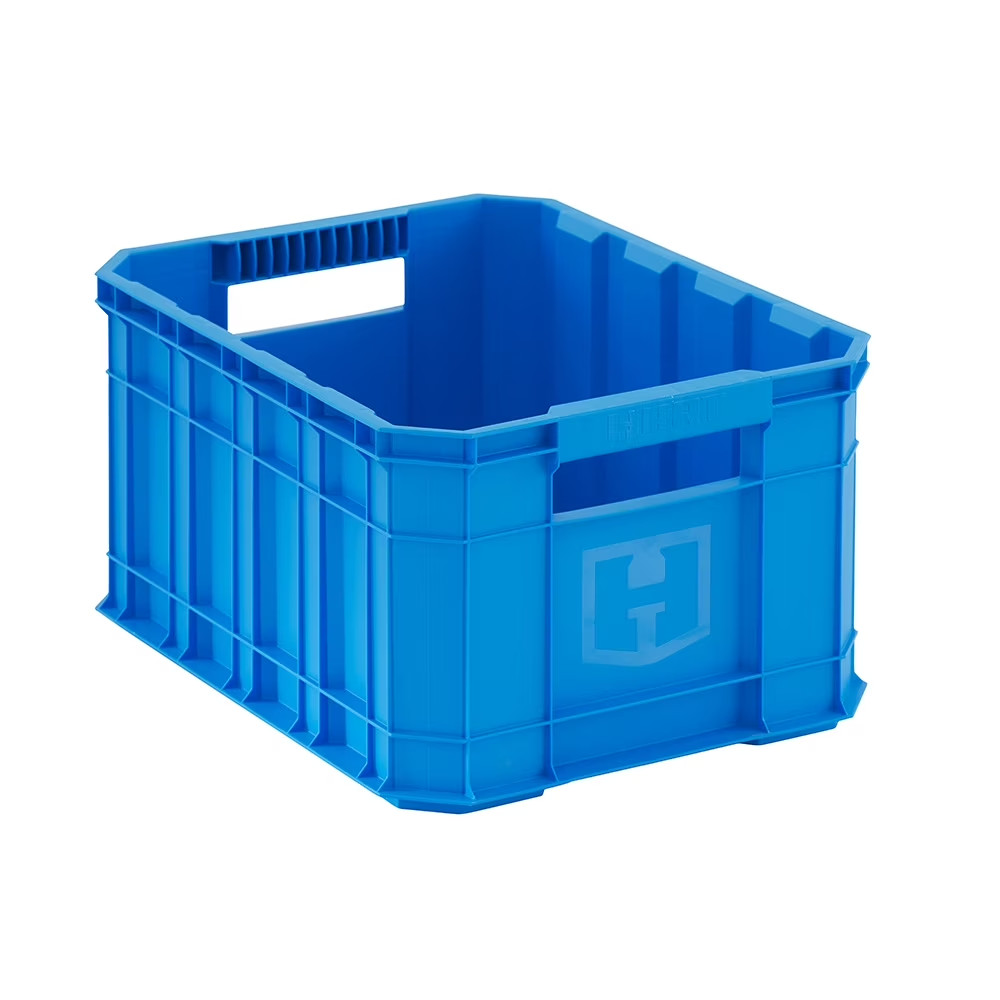 8.5 Gallon Stackable Utility Crate, Blue