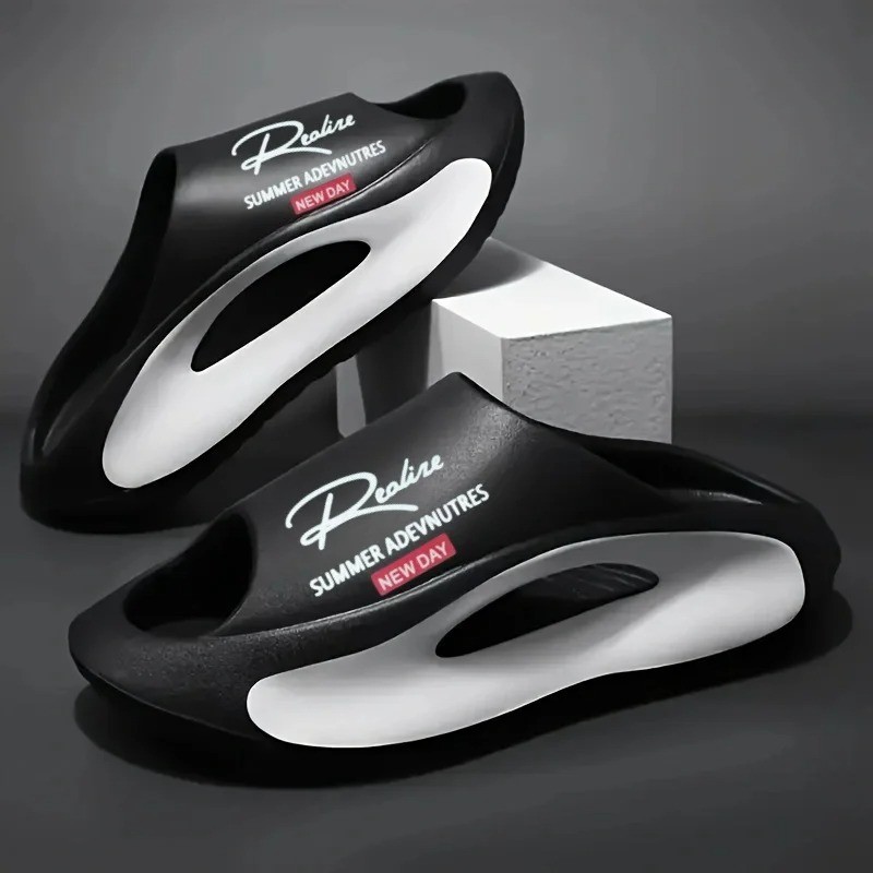 Men Women EVA Slide Sandals Cartoon Slip On Slippers Indoor Outdoor Shoes