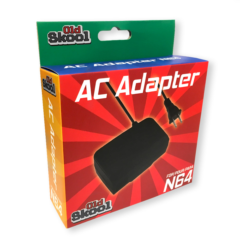 Old Skool Nintendo 64 AC Power Adapter N64