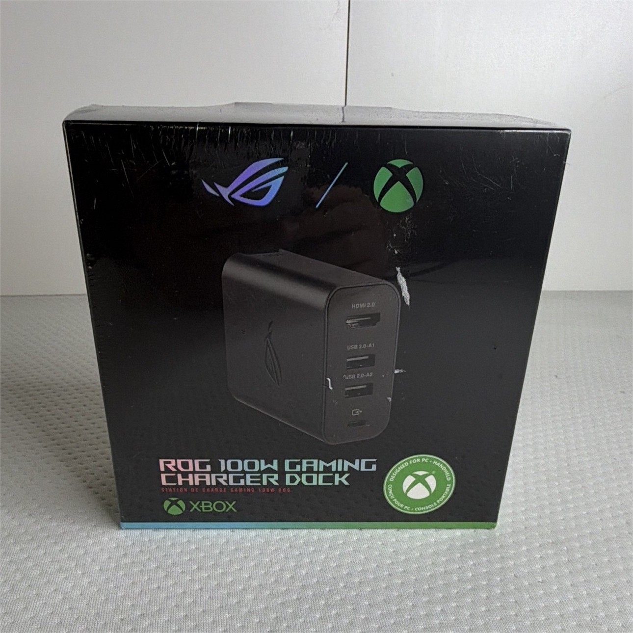 ASUS ROG 100W Power Delivery Gaming Charger Dock for Xbox USB-C HDMI