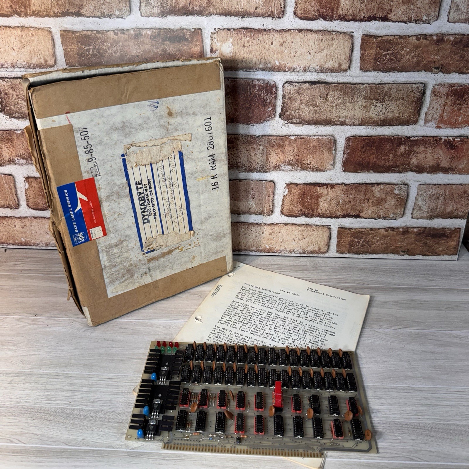 IMSAI RAM-4 For IMSAI 8080? 8085? Microcomputer 1970s Vintage Computing