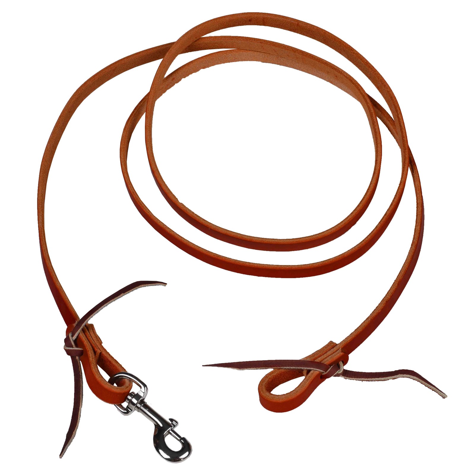 Berlin Leather Roper Rein 5/8" x 8' Wickett Craig Harness Leather w/ 225 Snap
