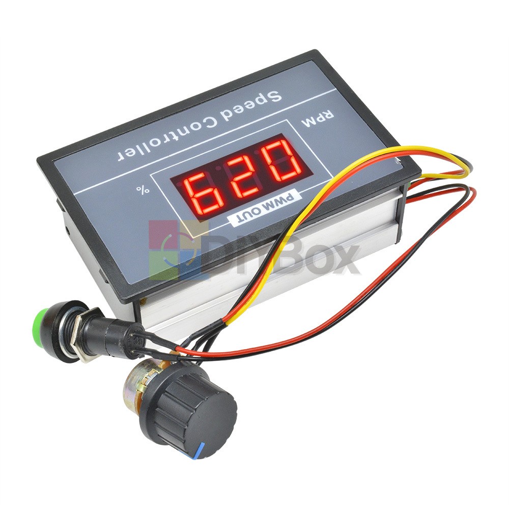 DC 6V 12V 24V 48V 60V 30A Digital LED Display PWM DC Motor Speed Controller New