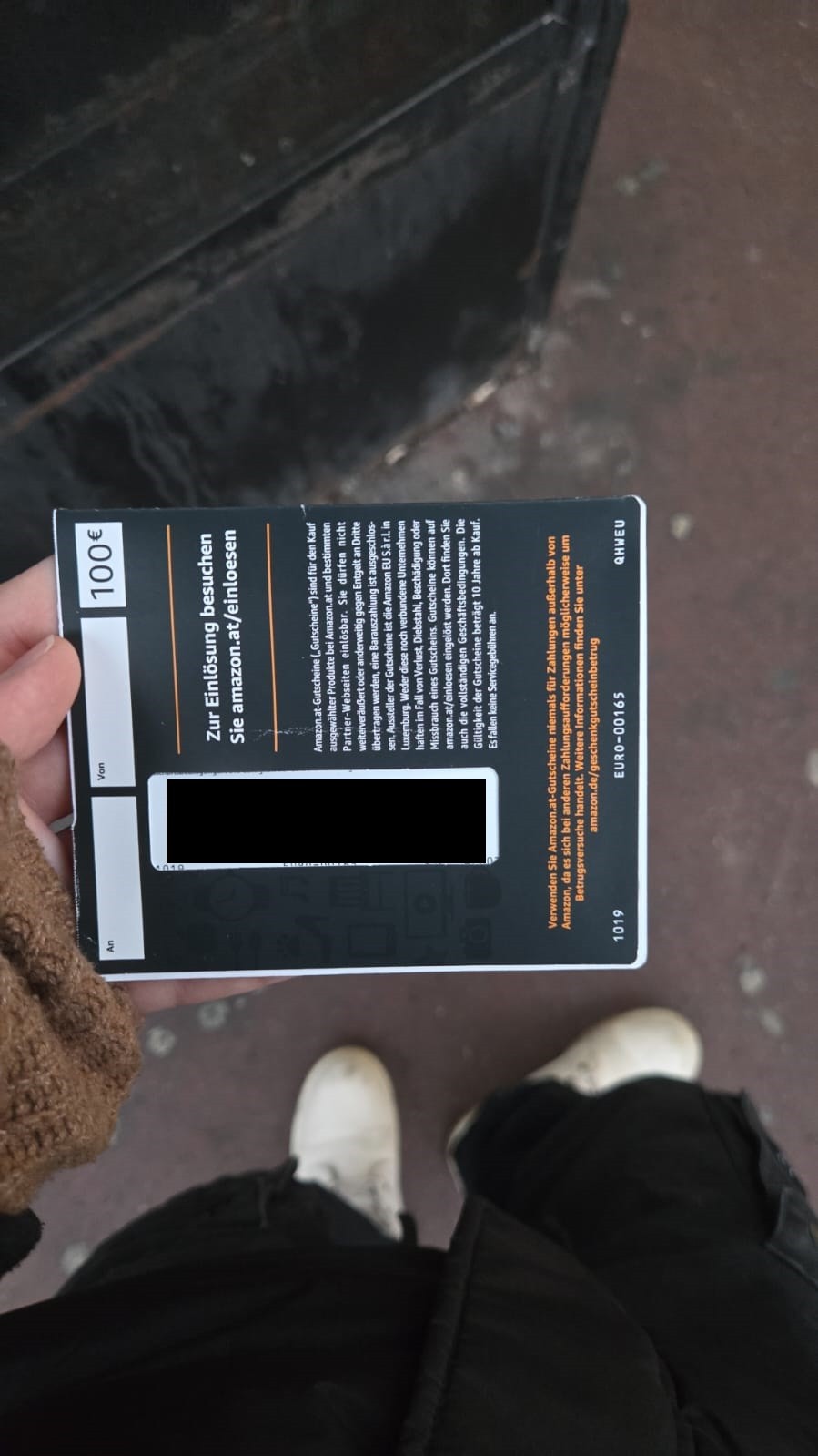 100€ Amazon gift card (Austria)- quick digital delivery