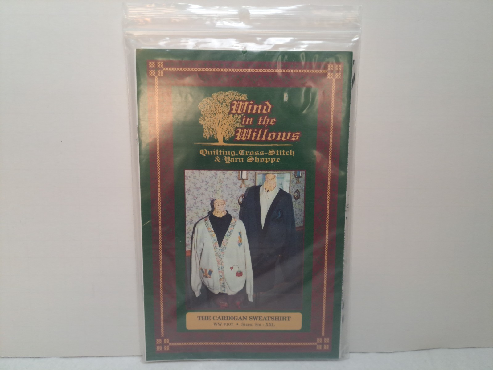 Wind in the Willows Pattern - The Cardigan Sweatshirt (S-XXL) #107 - Uncut