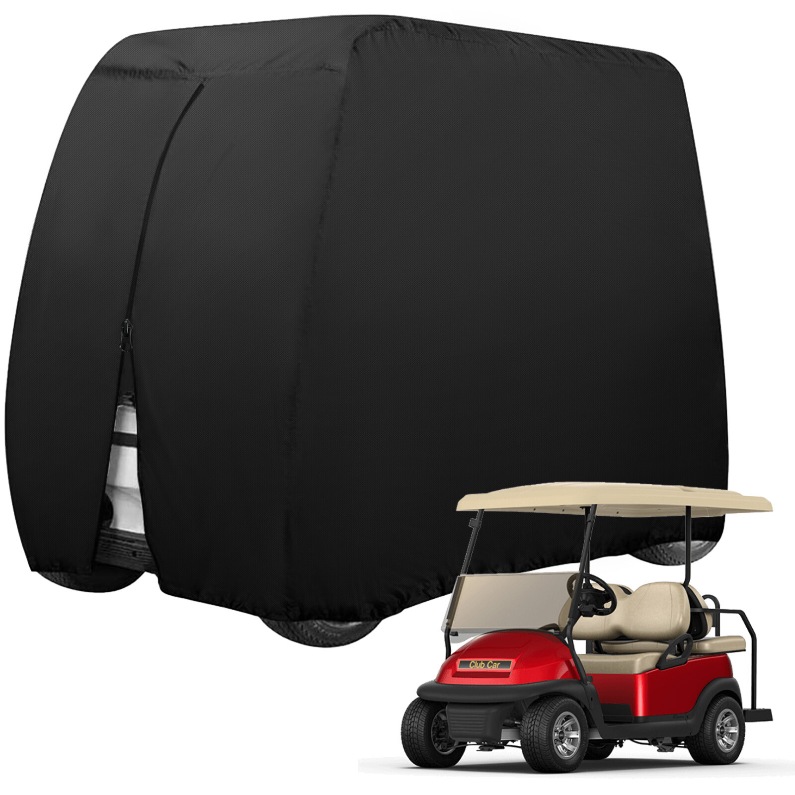 Waterproof Golf Cart Cover 4 Passenger for EZ GO Club Car Yamaha Golf Carts