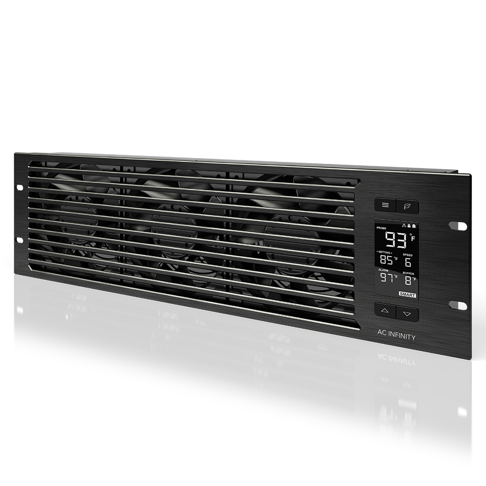 CLOUDPLATE T9-N , Rack Mount Cooling Fan Panel 3U Intake, AV Equipment 19" Rack