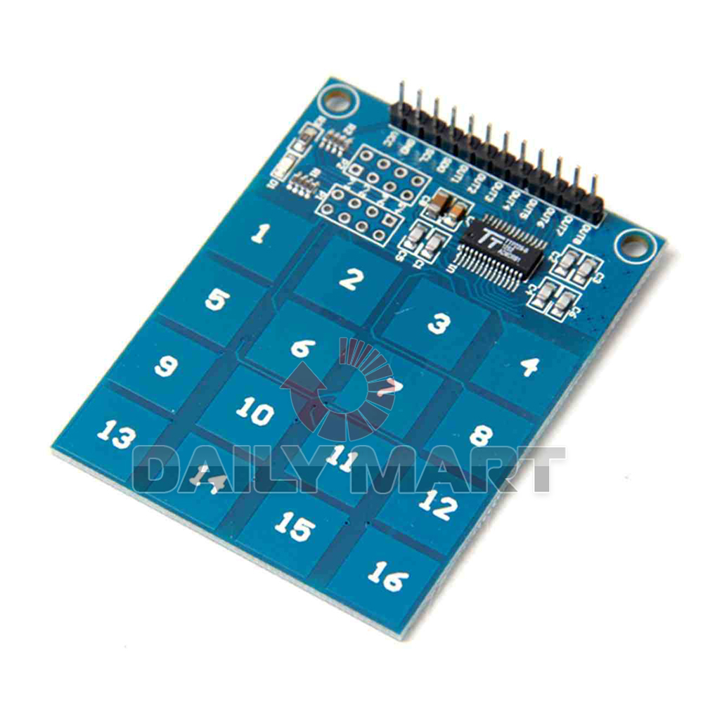 Arduino TTP229 16 Channel Digital Capacitive Switch Touch Sensor Module