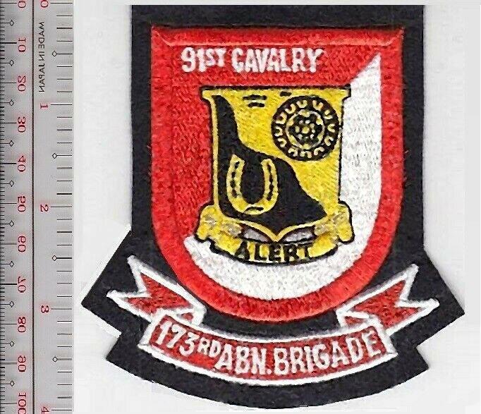 US Army Vietnam 91st Cavalry Regiment 173rd Airborne Infantry Brigade NO TARIFF