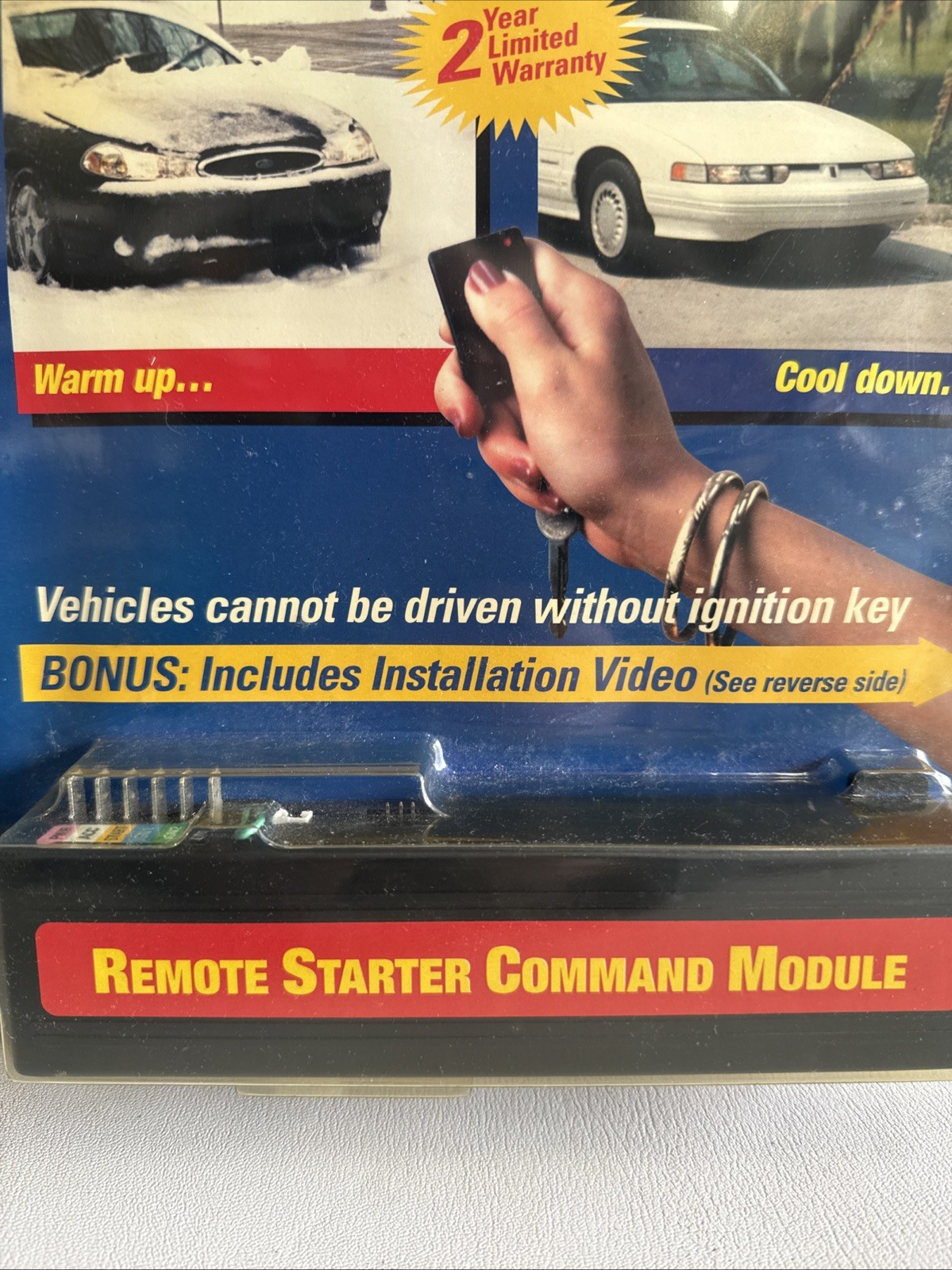 Design Tech Ready Remote Deluxe Car Starter w Keyless Entry And Car Lock Unlock