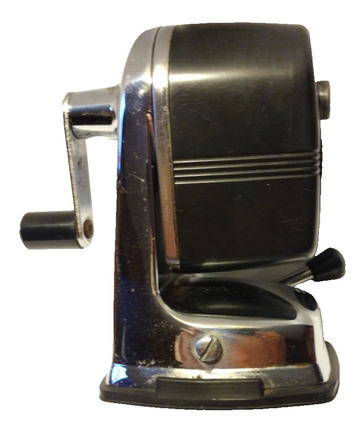Vintage Apsco Vacu Base Manual Pencil Sharpener Vacuum Bottom Base B2