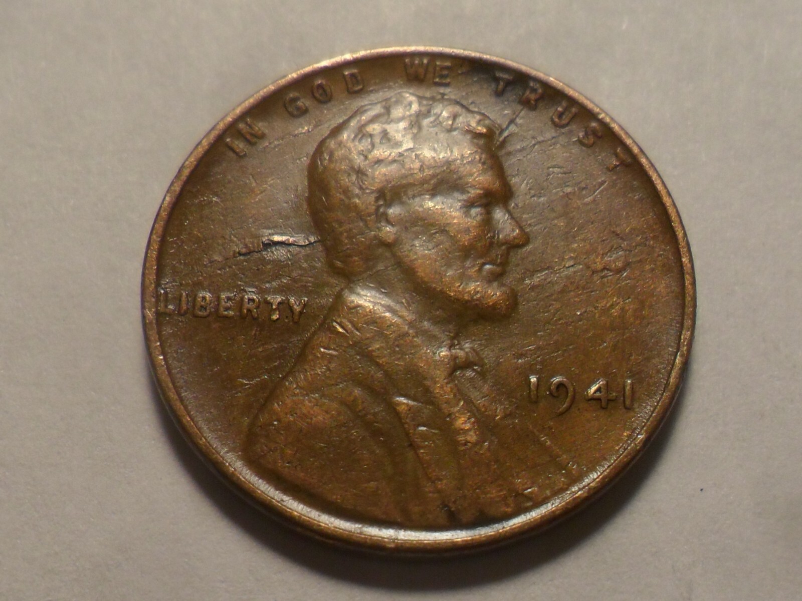 1917-P 1941-P NICE "MINT-MADE LAMINATION" LINCOLN WHEAT ERROR 2 PIECE SET!!