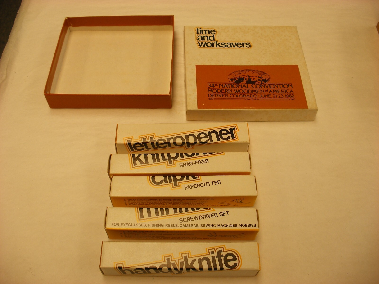 Vtg MWA Modern Woodmen of America 1982 34th National Convention Denver CO Gift