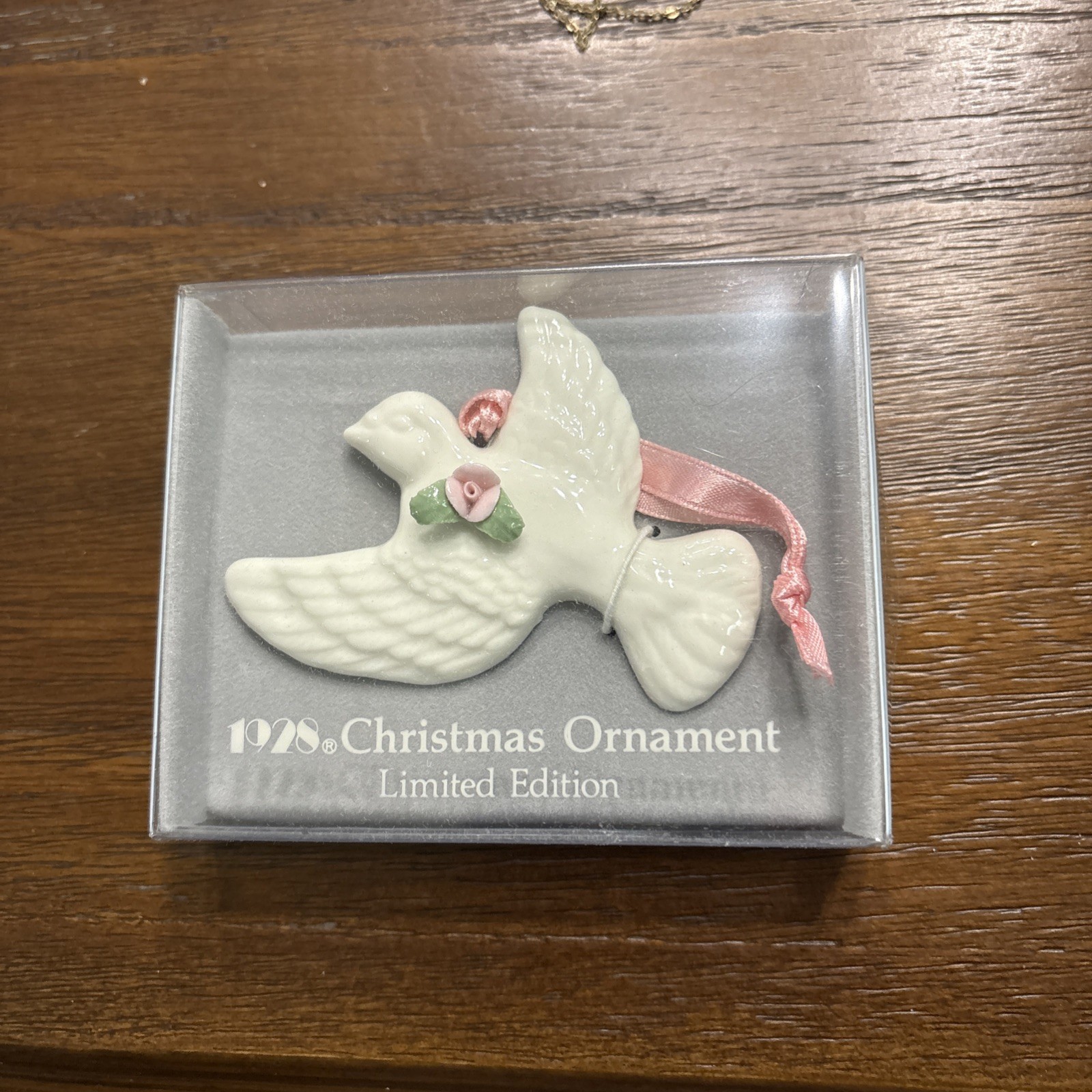 1928 JEWELRY Vintage Dove Ornaments made by 1928 Jewelry NIB LIMITED ED