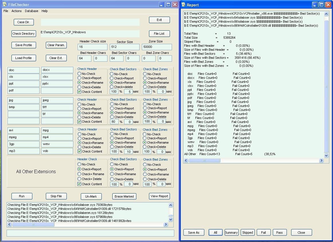 FileChecker by CS Post-recovery file quality checker software, 1PC full license