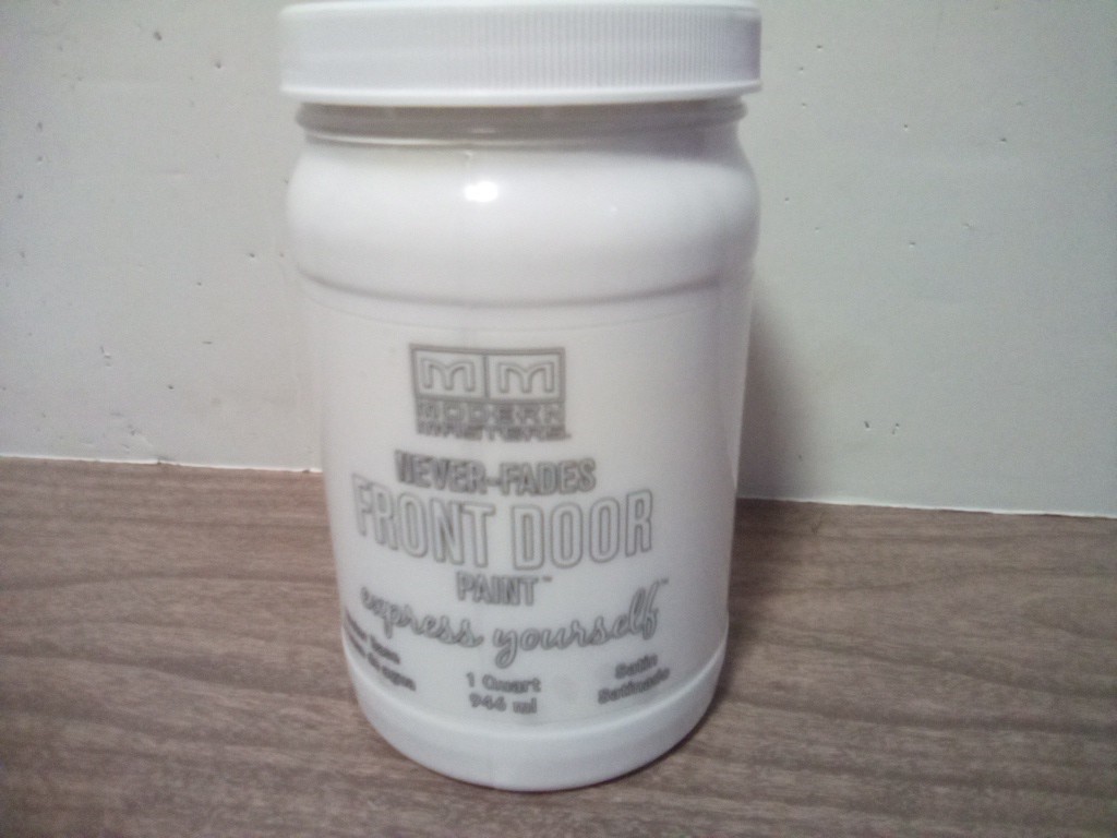 MM Modern Masters Never Fades Front Door Paint Hopeful White 1 Quart Satin