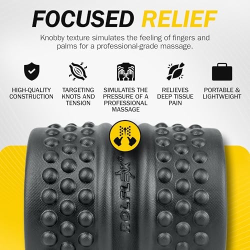 SpineAline Back Roller – Muscle Rollers Deep Tissue Spine Alignment Tool –