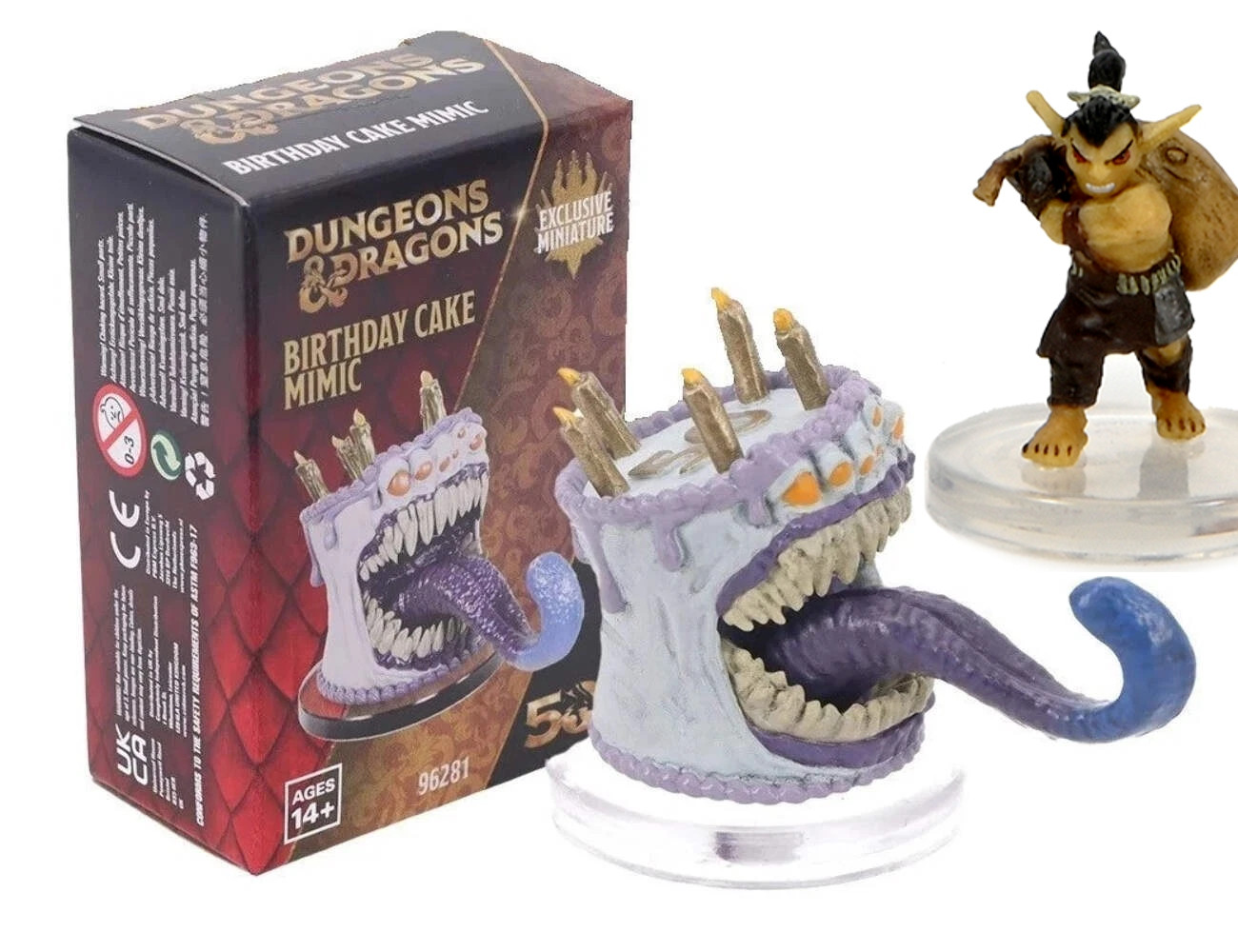 Wizkids Birthday Cake Mimic Promo PLUS Loot Goblin Promo Rare D&D Minis