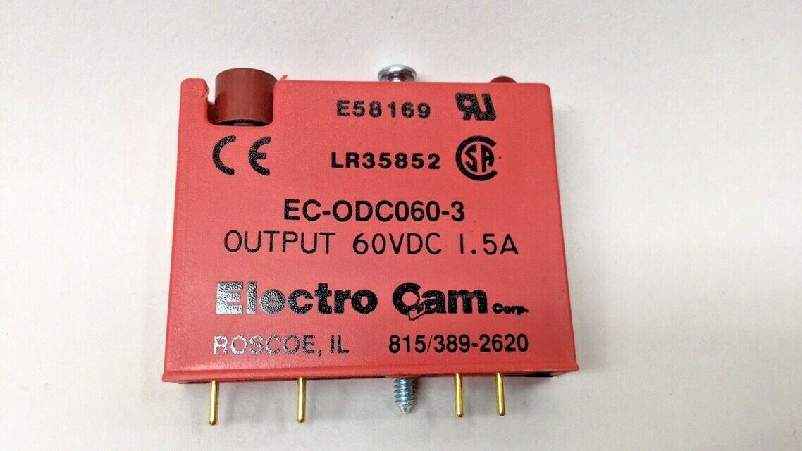 Electro Cam EC-ODC060-3 Output Module 60VDC 1.5A