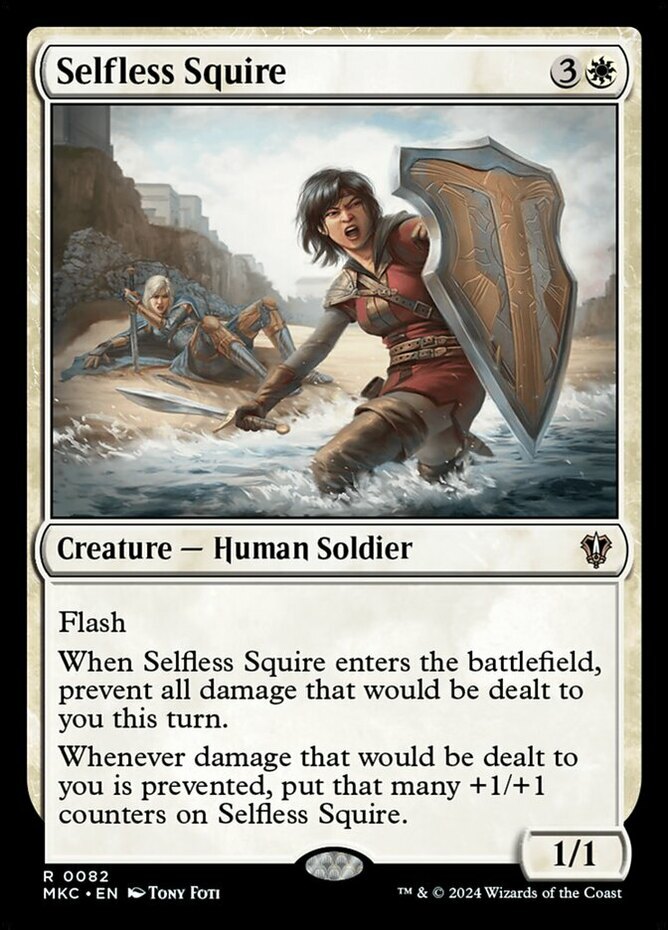 x1 Selfless Squire R MTG Commander: Murders at Karlov Manor M/NM, English