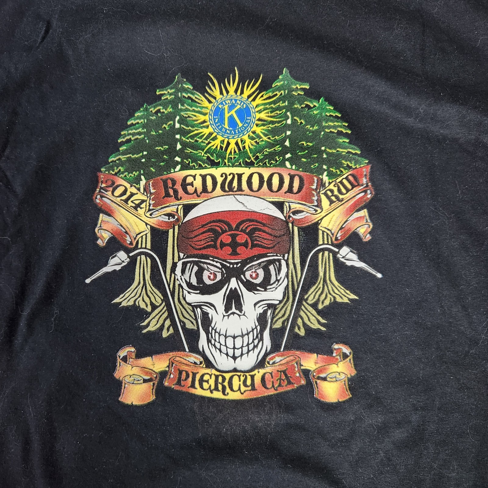 2014 Motorcycle Redwood Run - Sebastian Bach & Marshall Tucker Band -Shirt XL