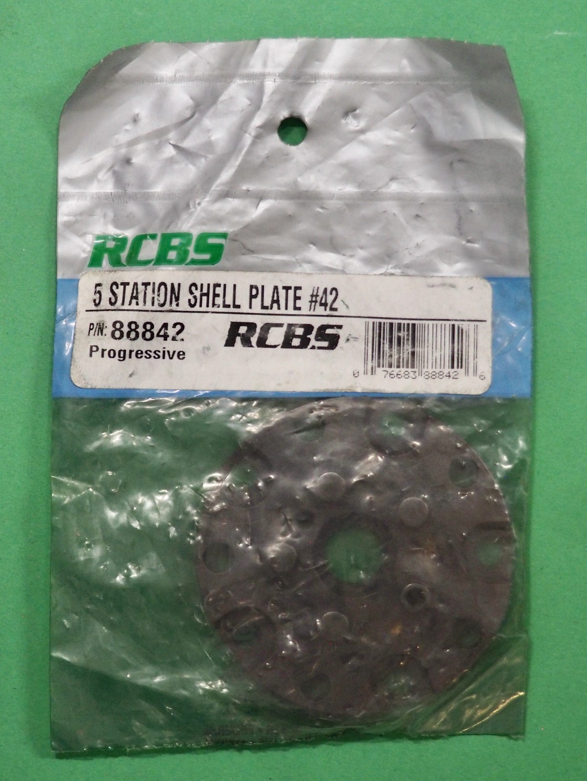 RCBS 5 Station Shell Plate #42-(88842) NOS-in package-.376 Steyr