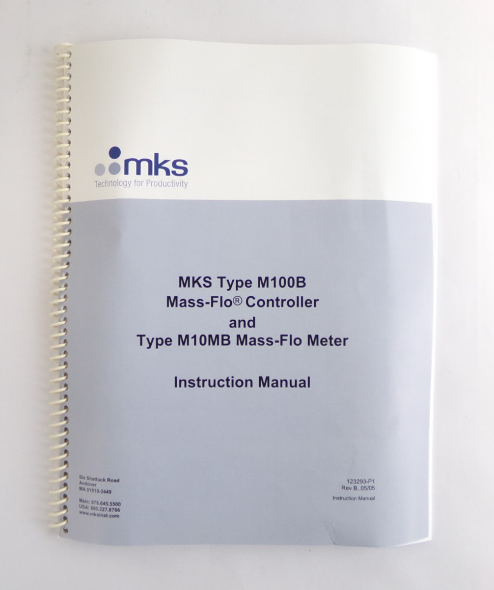 MKS Instruments M100B01314CR1BV Mass Flow Controller MFC 10000 SCCM N2 New