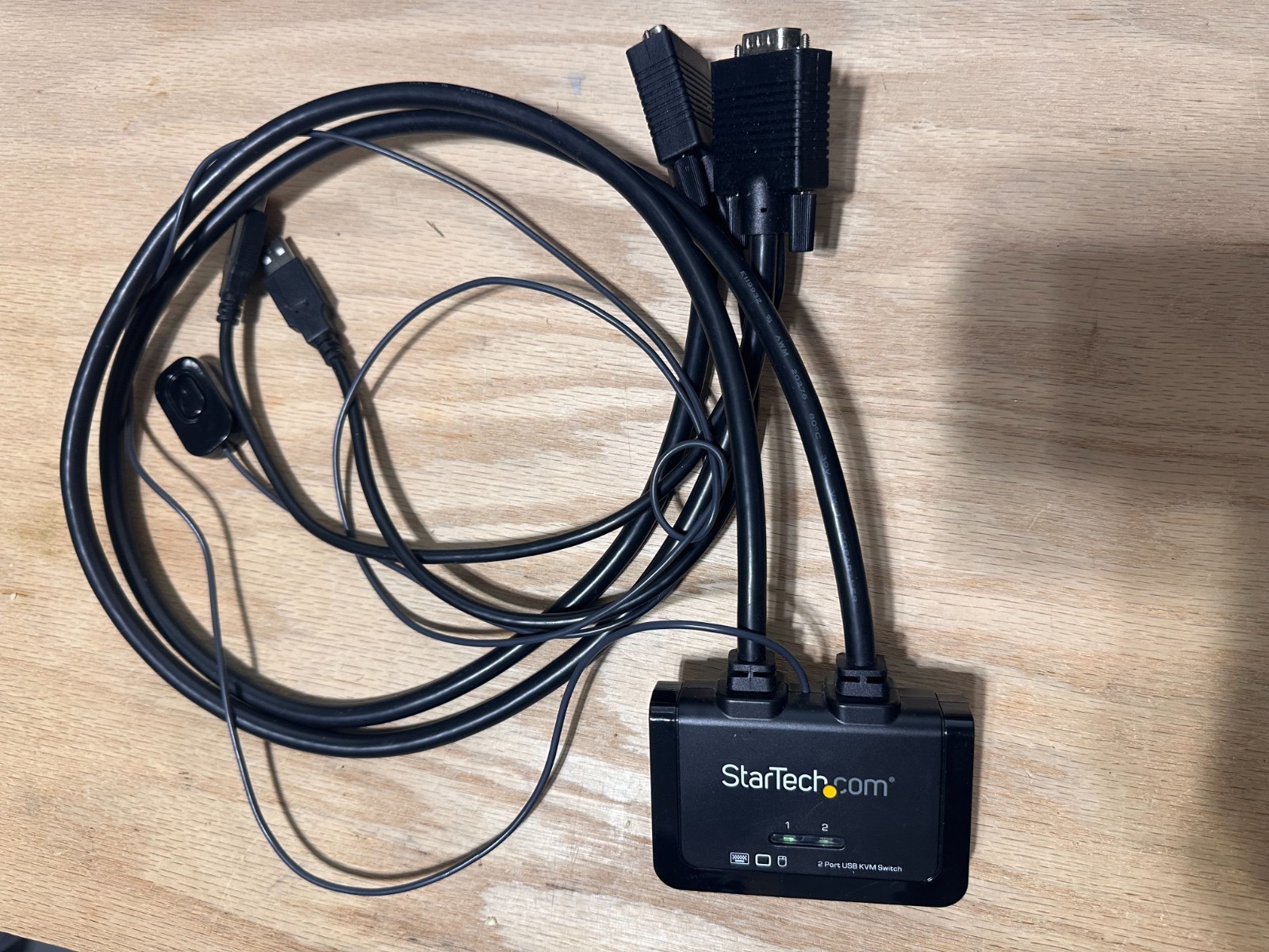 Startech SV211USB 2 Port USB VGA Cable KVM Switch