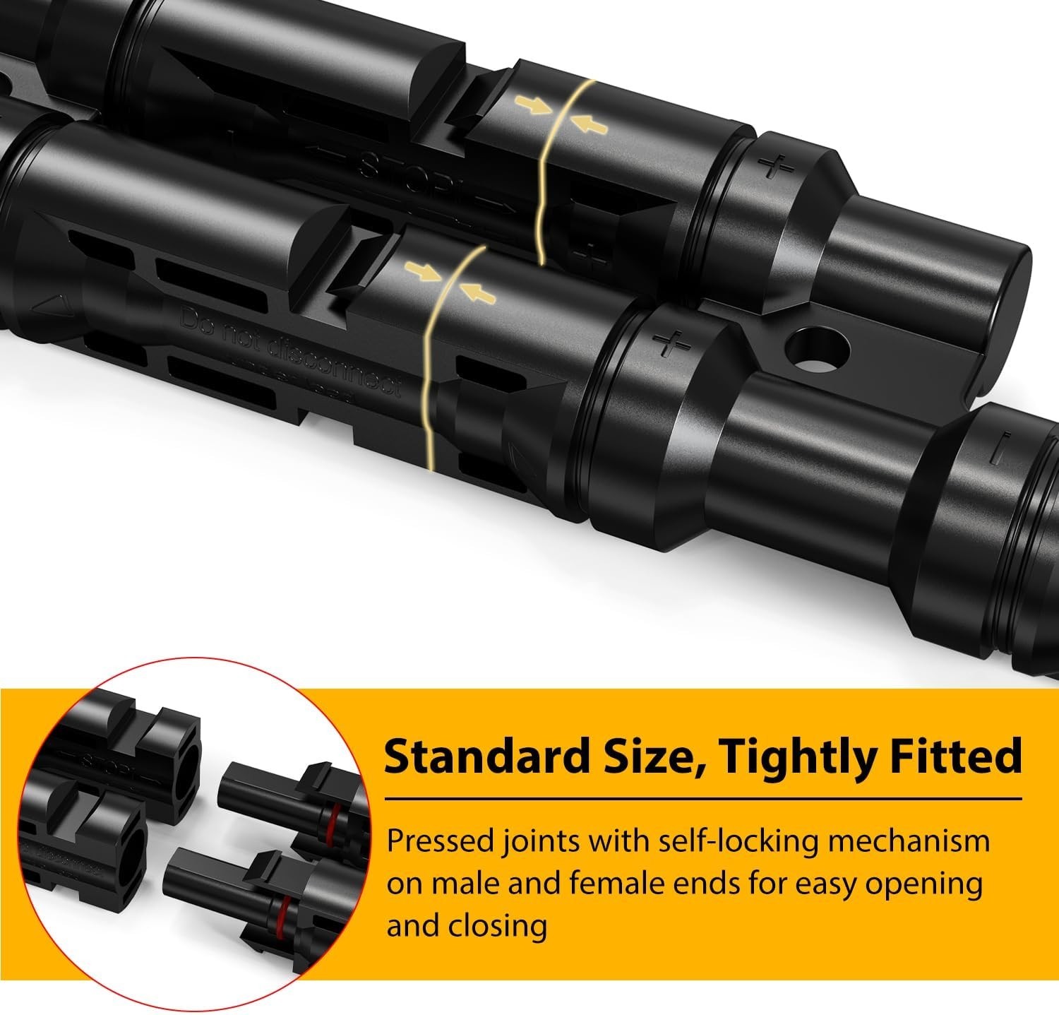 Durable T Branch Connectors for Solar Panels - Waterproof & Easy Install