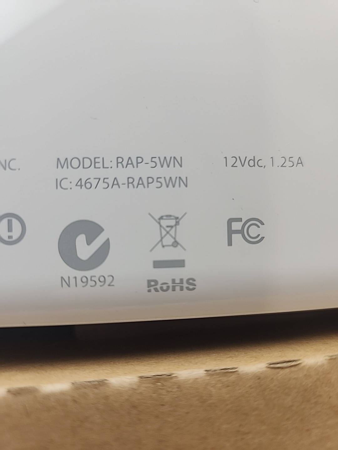 Aruba RAP-5WN Remote WAP Wireless Access Point Universal (No Cords)