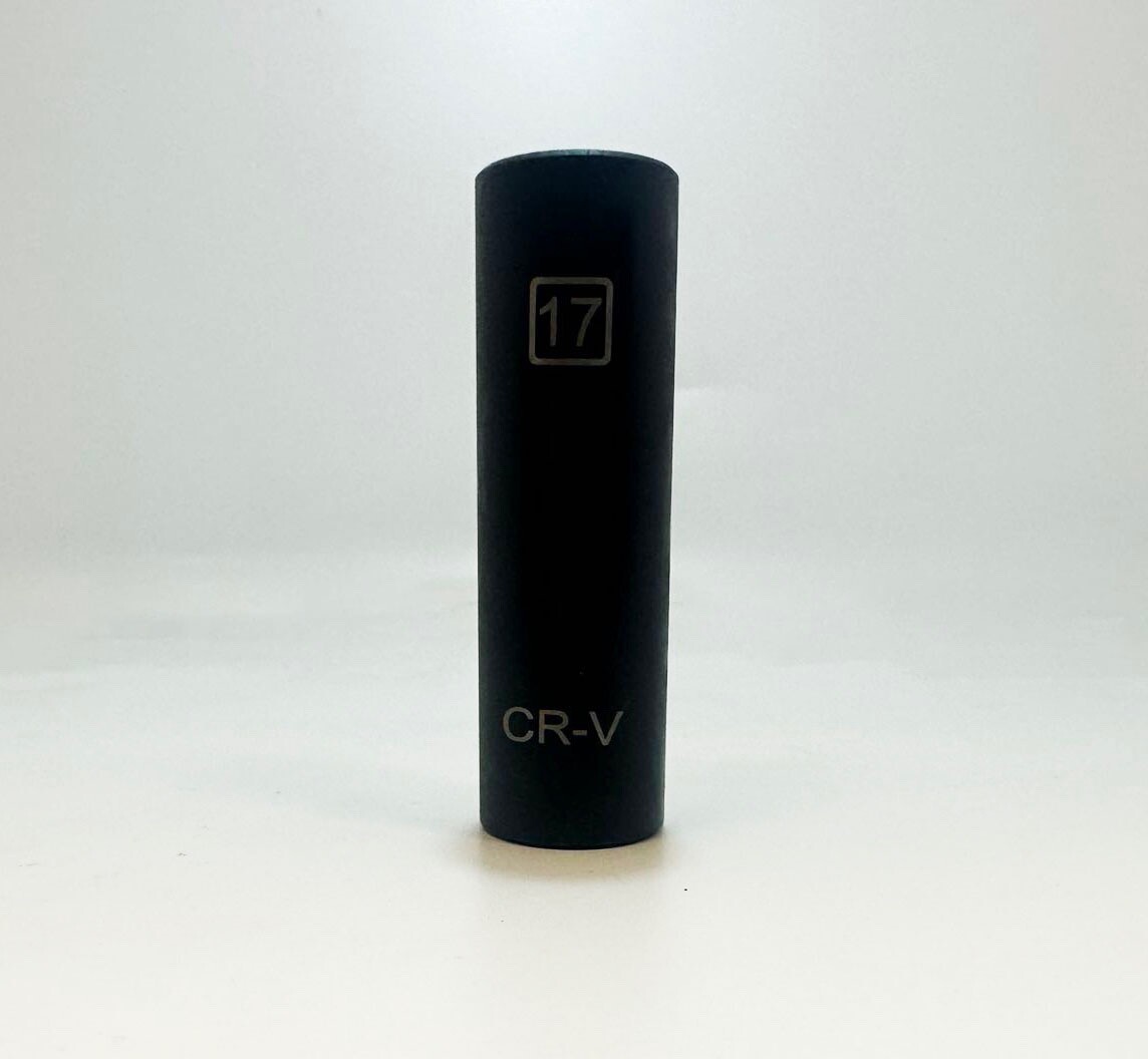 1Pc 1/2" Drive 17mm Extra Thin Wall Deep Impact Socket CR-V