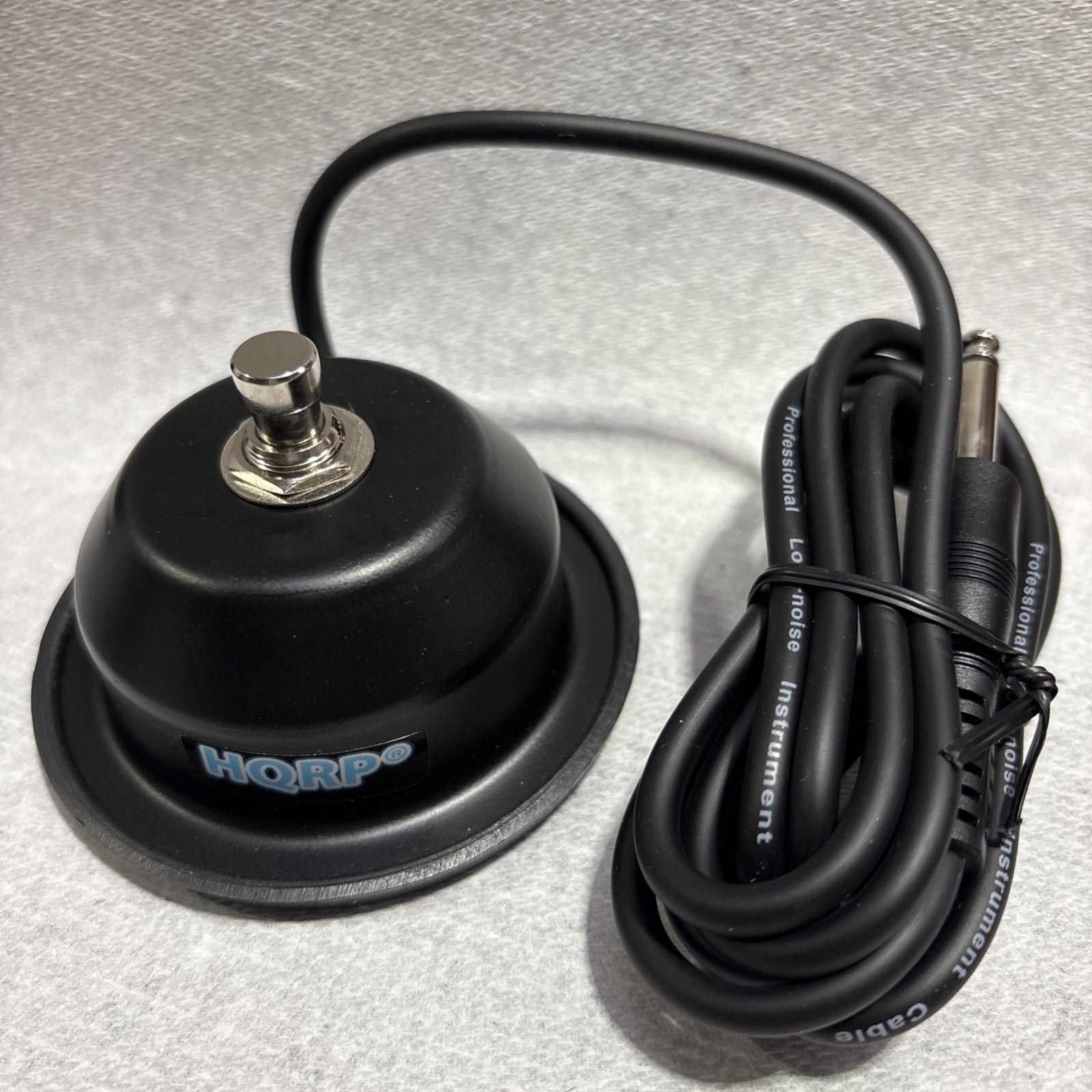 1-Button Guitar Amp On/Off Footswitch with 1/4” Jack