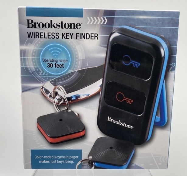 New Sealed Brookstone Wireless Key Finder Operating Range 30' Free Shipping